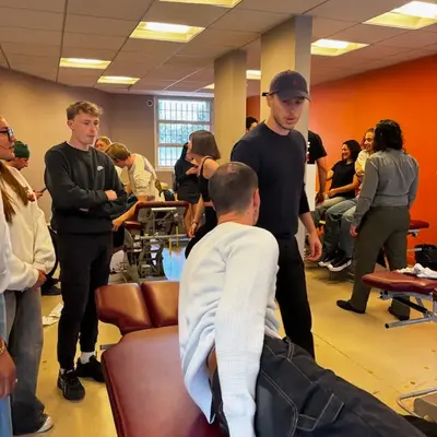 étudiants Ostéobio à la soirée cohésion 